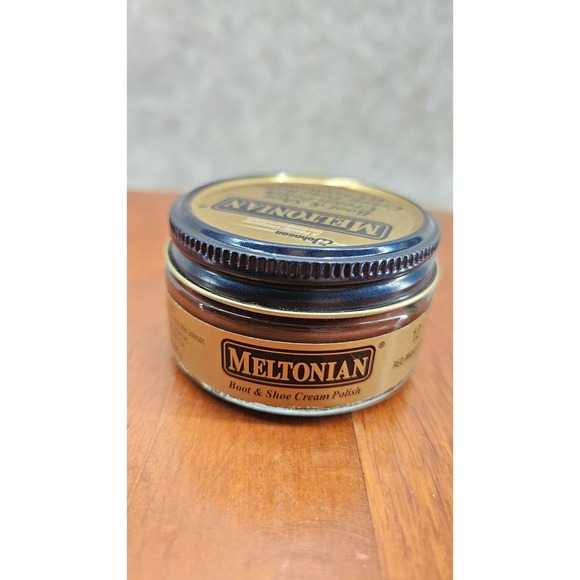 Meltonian Boot & Shoe Cream Polish Red Mahogany Leather Care - Picture 1 of 7